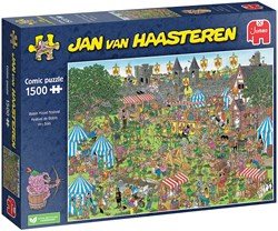 Jumbo puzzle Robin des Bois Festival 1500 pièces Jan van Haasteren