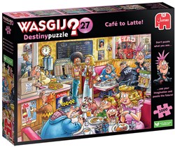 Jumbo puzzle Wasgij Destiny 27 - Café 1000 pièces cartoon