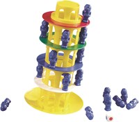 Jumbo Tour de Pise jeu de voyage - jeu d'adresse compact pour enfants-3
