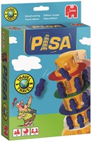 Jumbo Tour de Pise jeu de voyage - jeu d'adresse compact pour enfants