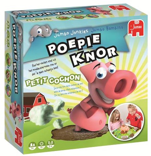Jumbo Poepie Knor - Jeu de société pour enfants à partir de 3 ans