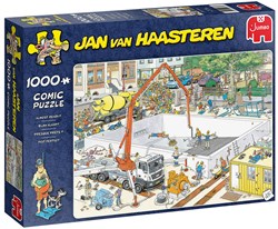 Jumbo puzzle Jan van Haasteren piscine 1000 pièces cartoon