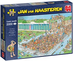 Jumbo puzzle Jan van Haasteren Piscine Bondée - 2000 pièces cartoon