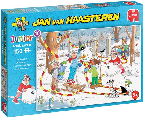 Jumbo puzzle Jan van Haasteren Junior bonhomme de neige 150 pièces enfant