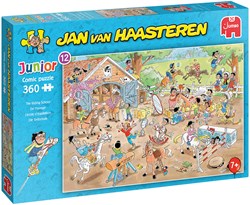 Jumbo puzzle Jan van Haasteren Junior école d'équitation 360 pièces enfants