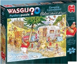 Jumbo Puzzle Wasgij Retro Destiny 6 Unrest on the Camping ! - 1000 pièces