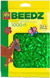Ses perles à repasser vertes 1000 pièces - set créatif