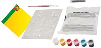 Ses Kit de moulage papillons en plâtre pailleté pour enfants-3