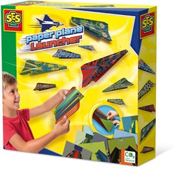 Ses avions en papier set de jouets avec plateforme de lancement - bricolage