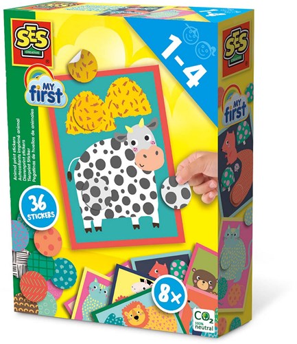 Ses autocollants imprimé animal - set créatif pour enfants