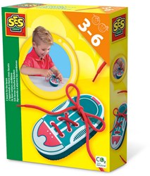 Ses jouet éducatif Apprendre à lacer les chaussures chaussure en mousse