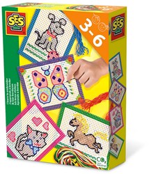 Ses - Kit de broderie pour enfants - J'apprends à broder - Jouet créatif