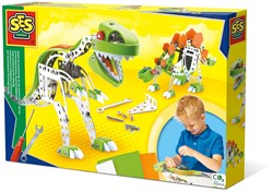 Ses - Coffret de construction dinosaure métal - Jouet créatif dinosaure