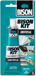 Bison colle contact universelle 100 ml - colle forte pour jouets et loisirs créatifs