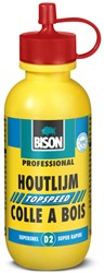 Bison colle à bois topspeed 75 grammes - colle à bois super rapide et transparente pour l'intérieur