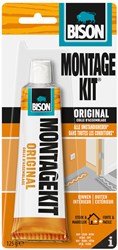 Bison colle de montage Original 125g tube - colle forte pour intérieur et extérieur
