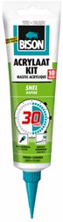 Bison mastic acrylique 30 minutes 150ml blanc pour joints et fissures