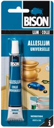 Bison colle universelle loisirs créatifs 25ml - incolore et étanche
