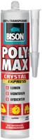Bison colle de montage Poly Max Crystal Express 300g transparent - colle forte pour tous matériaux