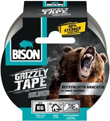 Bison ruban adhésif argent 10 mètres - Grizzly tape extra résistant et étanche