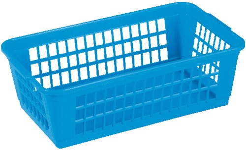 Sunware panier de rangement bleu - panier en plastique pour jouets et bureau