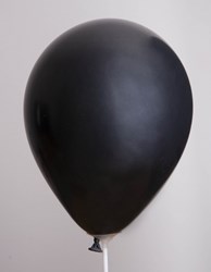 Globos ballons jouet noir métallisé 25 pièces décoration de fête