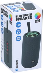 Cilgro Enceinte Bluetooth 16W - Boîte à Musique de Fête avec Spectacle de Lumières RGB et Radio FM