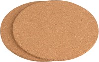 Alpina dessous de plat en liège - lot de 2 - 18 cm - résistant à la chaleur