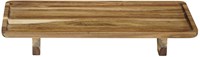 Alpina planche de service bois d'acacia FSC durable 38,3x20,5x5,5cm