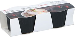 Mini ovenschaal zwart 2 stuks