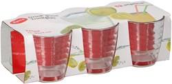 Alpina verres à boire set transparent 225 ml 6 pièces verre durable