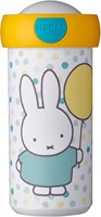 Mepal gourde scolaire - Miffy Confetti 300 ml - bouteille étanche pour enfants