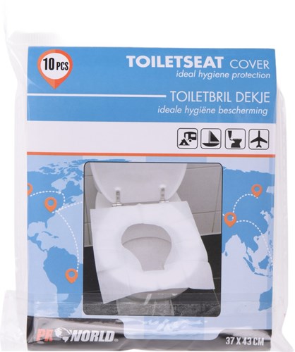 Koopman papier pour lunette de toilette housses hygiéniques 10 pièces voyage