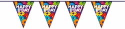 Guirlande anniversaire chiffres 10 mètres décoration Happy Birthday