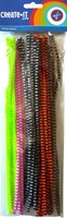 Chenille Animal mix kit créatif peluche 50 pièces multicolore créatif
