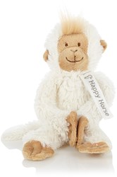Happy Horse peluche singe suspendu blanc - doux singe en peluche 23cm