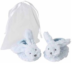 Happy Horse chaussons bébé Lapin Richie bleu - cadeau dans un sac en organza