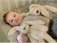 Happy Horse peluche lapin Richie - beige - 28 cm - doudou en peluche-3