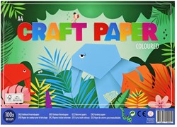 Papier craft coloré 100 feuilles A4