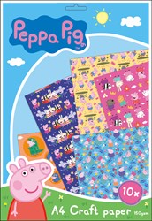Papier créatif Peppa Pig A4 150g multicolore pour enfants