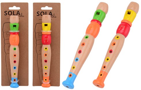 Johntoy flûte à bec en bois instrument de musique pour enfants