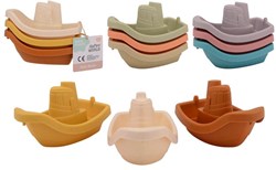 Happy World 3 bateaux de bain en bioplastique Happy World 22282