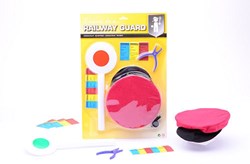 Johntoy Coffret de jeu chef de train accessoires sur carte