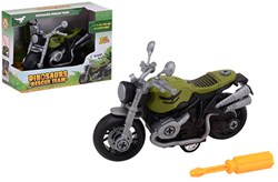 Johntoy moto de jungle jouet avec lumière et son en boîte