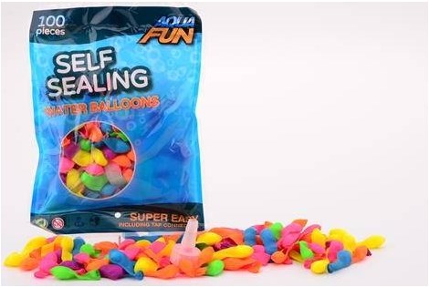 Johntoy Aqua Fun ballons à eau auto-fermants 100 pièces jeu d'eau-2