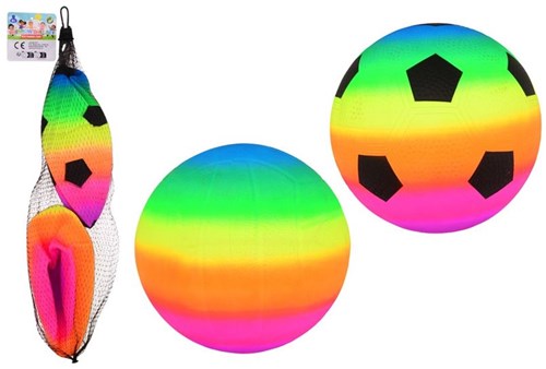 2 boules arc-en-ciel en taille nette 3 29661-2