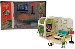 Jouéco ensemble salon maison de poupée en bois - jouet éducatif