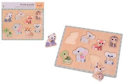 Jouéco puzzle animaux en bois Wildies Family - jouet éducatif