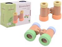 Johntoy jumelles en bois jouet couleurs pastel pour enfants