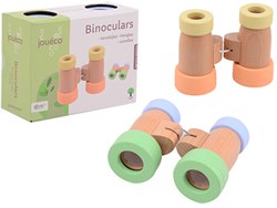 Johntoy jumelles en bois jouet couleurs pastel pour enfants